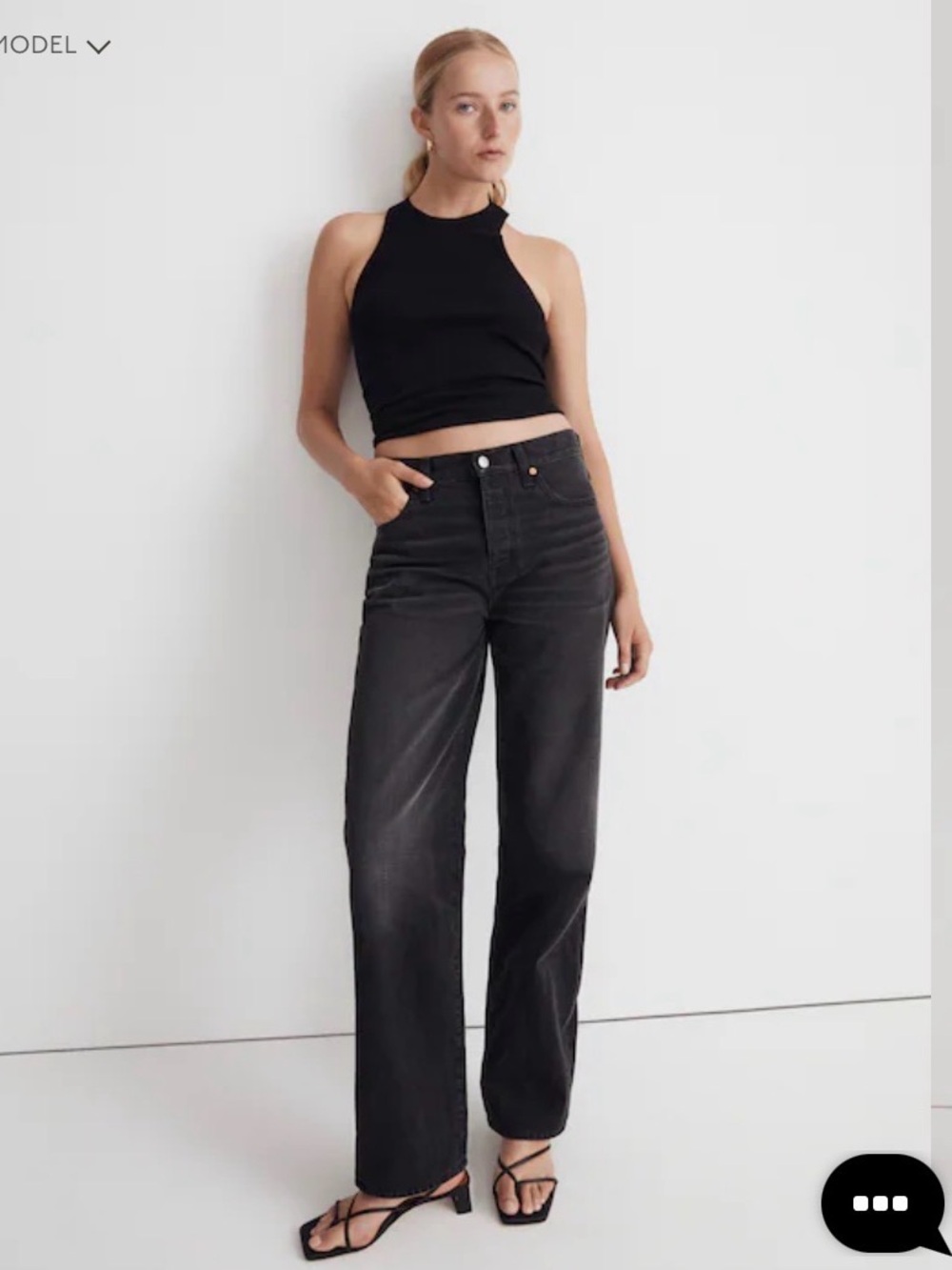 Madewell Low-Slung Straight Jeans Sz 33